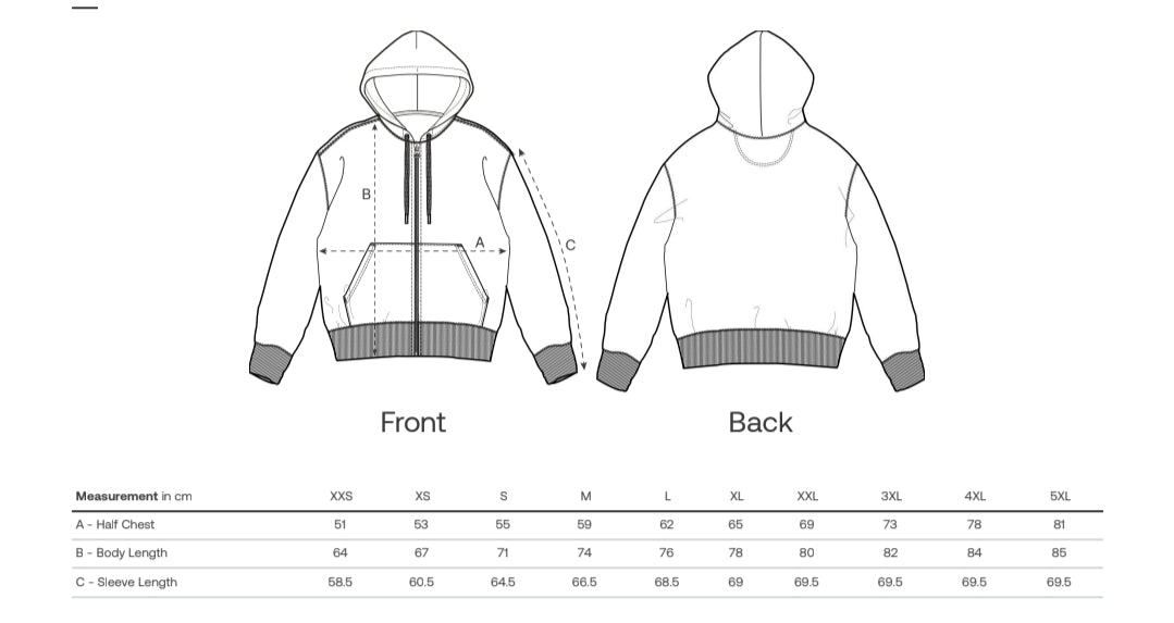 355 zip hood - Humble Gents Social Club
