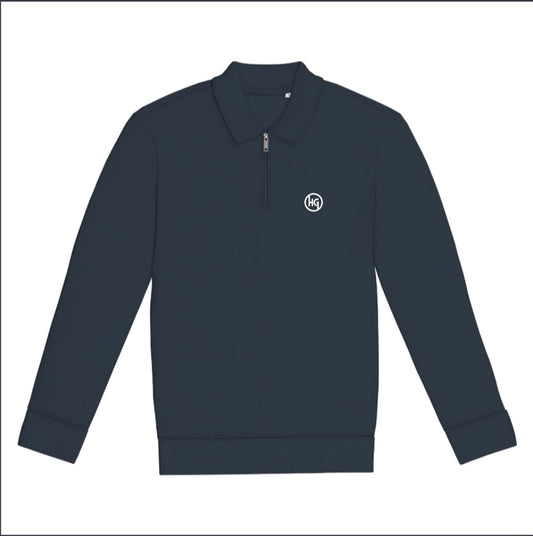 1/4 zip collared sweat