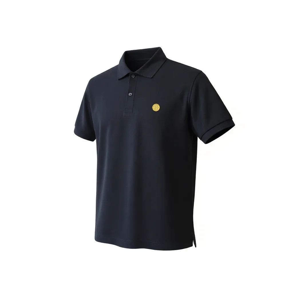 Circle logo 2 colours polo - Humble Gents Social Club