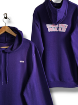 Purple f n b sweat or hood
