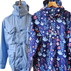 Sky and flower smock xs,xl xxl