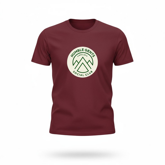 Circle logo 2 colour tee - Humble Gents Social Club