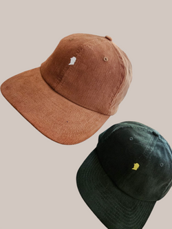 Corduroy cap deer logo