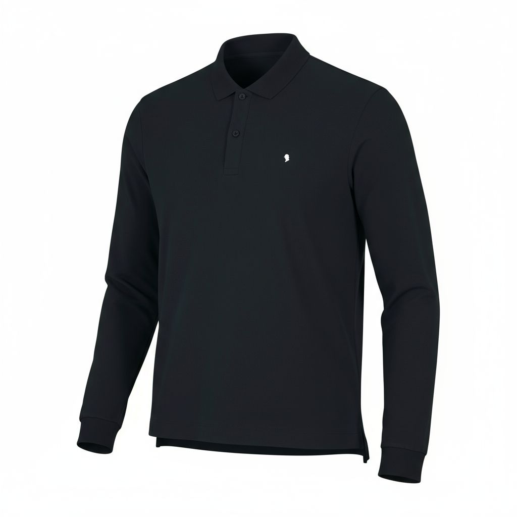 Ls polo small deer logo - Humble Gents Social Club