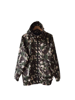 Camo hooded jacket