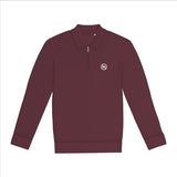 1/4 zip collared sweat