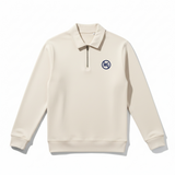 1/4 zip collared sweat