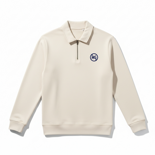 1/4 zip collared sweat