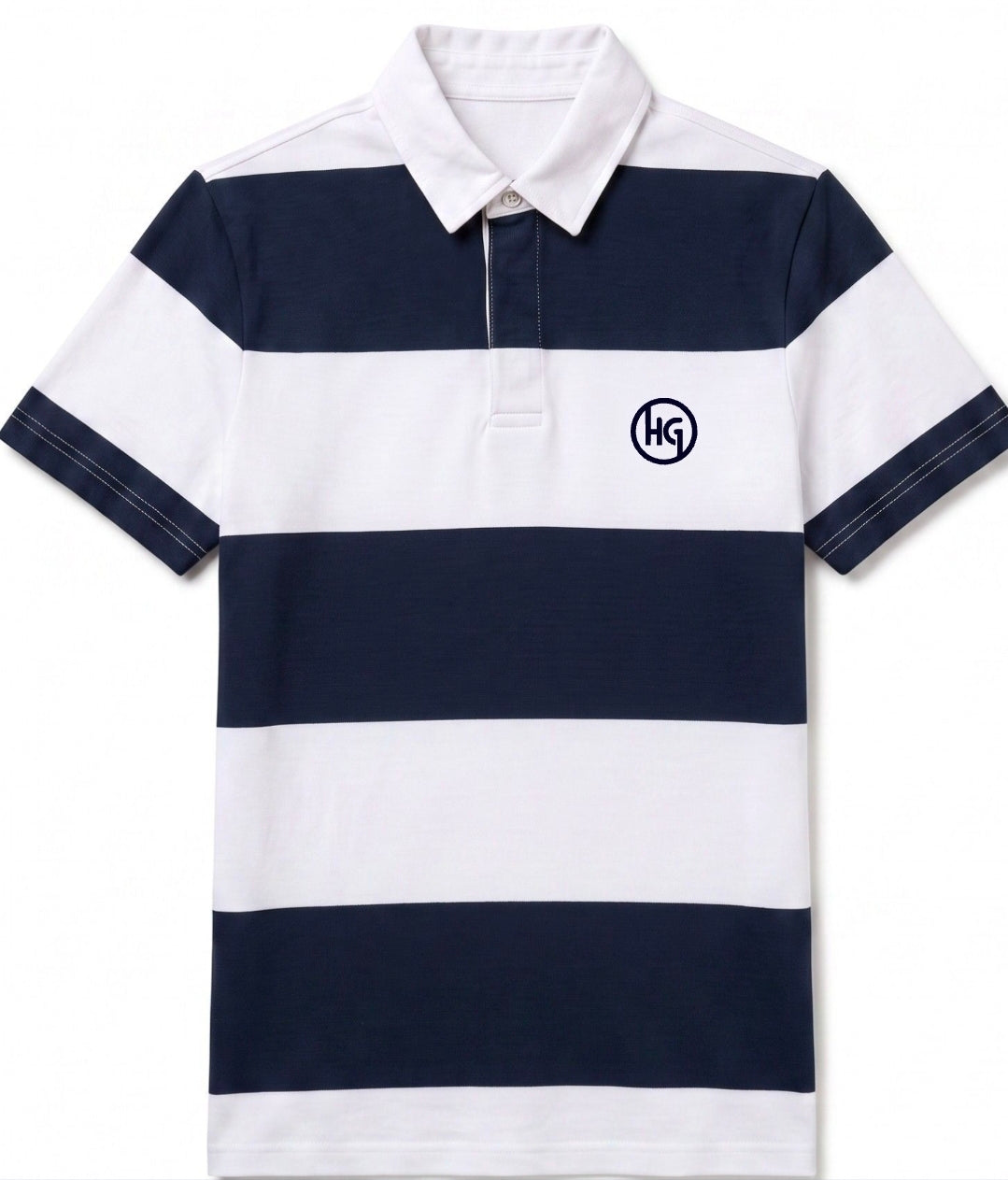Short sleeve rugby polo