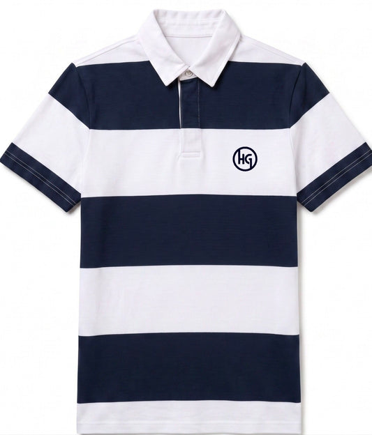 Short sleeve rugby polo