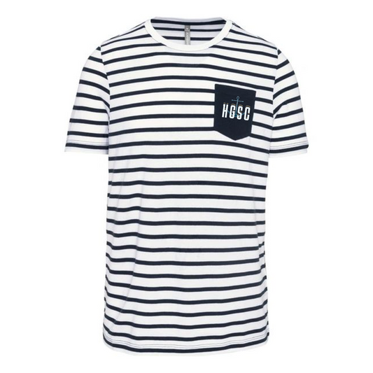 Stripe tee pocket - Humble Gents Social Club